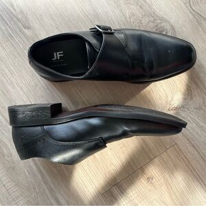 JF J.Ferrar Black Men's Oxfords